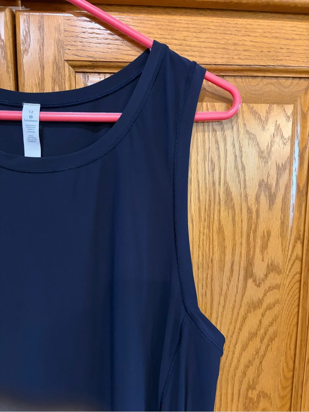 lululemon athletica Navy Sleeveless Performance Tank